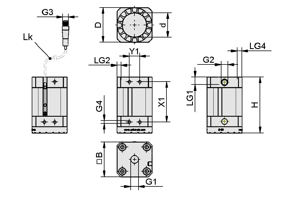 Magnetic gripper: SGM-S 30 G1/8-IG PNP | Schmalz > Vacuum Components